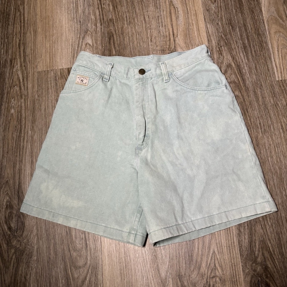 Vintage Wrangler Womens Jean Shorts Light Wash 27x5.5
